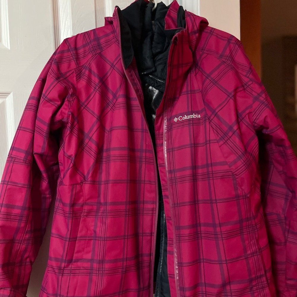 2n1 Columbia waterproof coat with inner layer